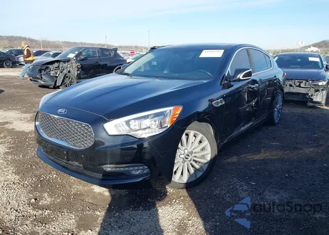 2015 Kia K900 Luxury из США, поврежденный, VIN KNALW4D41F6017277